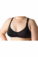 Carica l'immagine nel visualizzatore di Gallery, Reggiseno tessuto elasticizzato, coppe foderate in cotone, 50% cotone. 42% poly. 8% elastam - IntimoCamy