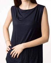 Carica l'immagine nel visualizzatore di Gallery, Maxi canotta scollo barchetta comfort , orli stondati, 92% modal, 8% elastomero - IntimoCamy