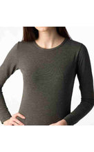 Carica l'immagine nel visualizzatore di Gallery, Maglia girocollo manica lunga comfort, 90% modal, 8% elastomero - IntimoCamy