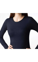 Carica l'immagine nel visualizzatore di Gallery, Maglia girocollo manica lunga comfort, 90% modal, 8% elastomero - IntimoCamy