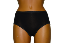 Carica l'immagine nel visualizzatore di Gallery, Slip donna midi con inserti in pizzo sul retro, 90% cotone, 10% elastomero - IntimoCamy