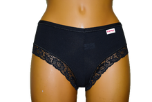 Carica l'immagine nel visualizzatore di Gallery, Brasiliana donna modal con pizzo 90% cotone 10% elastomero - IntimoCamy