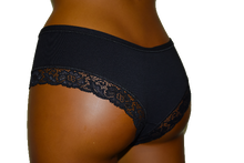 Carica l'immagine nel visualizzatore di Gallery, Brasiliana donna modal con pizzo 90% cotone 10% elastomero - IntimoCamy