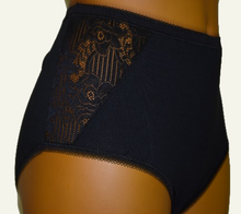 Carica l'immagine nel visualizzatore di Gallery, Coulotte donna , pizzo elasticizzato sul fianco ,90% cotone 10% elastomero - IntimoCamy