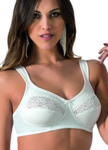 Carica l'immagine nel visualizzatore di Gallery, Reggiseno in pizzo elasticizzato, 50% cotone 42% poly 8% elastomero - IntimoCamy