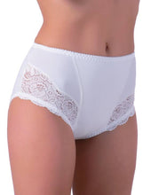 Carica l'immagine nel visualizzatore di Gallery, Guaina contenitiva con inserti in pizzo 50% cotone 42% poly 8% elastomero - IntimoCamy