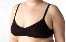 Carica l'immagine nel visualizzatore di Gallery, Reggiseno spalline in tessuto, 90% preformato, 10% morbido cotone elastico - IntimoCamy