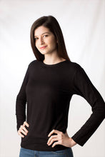 Carica l'immagine nel visualizzatore di Gallery, Maglia giro collo , manica lunga 90% modal 8% elastomero - IntimoCamy