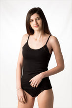 Carica l'immagine nel visualizzatore di Gallery, Top donna spallina stretta 90% cotone 10% elastam - IntimoCamy