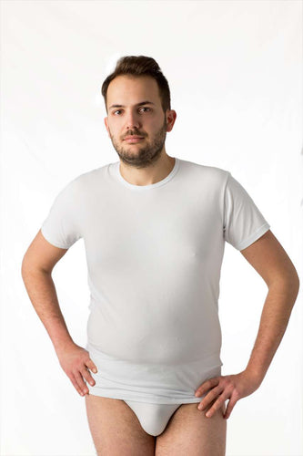 T-shirt uomo scollo a giro 100% cotone - IntimoCamy