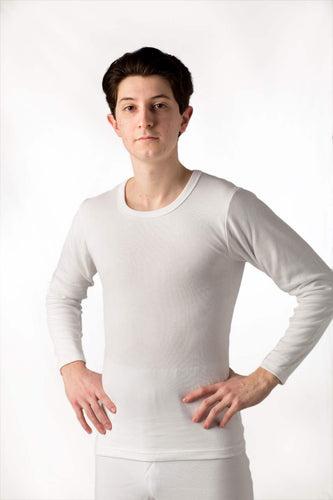 T-shirt uomo manica lunga 100% cotone interlock - IntimoCamy