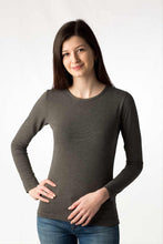 Carica l'immagine nel visualizzatore di Gallery, Maglia girocollo, manica lunga, 90% modal, 8% elastomero - IntimoCamy