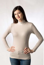 Carica l'immagine nel visualizzatore di Gallery, Maglia lupetto manica lunga, 92% modal, 8% elastomero - IntimoCamy