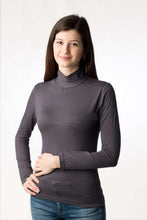 Carica l'immagine nel visualizzatore di Gallery, Maglia lupetto manica lunga, 92% modal, 8% elastomero - IntimoCamy