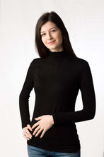 Carica l'immagine nel visualizzatore di Gallery, Maglia dolcevita, manica lunga, 92% modal, 8% elastomero - IntimoCamy