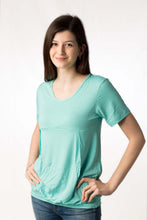 Carica l'immagine nel visualizzatore di Gallery, Maxi maglia manica a 3/4 con fascione sul fondo, 92% modal, 8% elastomero - IntimoCamy