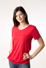 Carica l'immagine nel visualizzatore di Gallery, Maxi maglia manica a 3/4 con fascione sul fondo, 92% modal, 8% elastomero - IntimoCamy