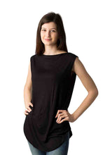 Carica l'immagine nel visualizzatore di Gallery, Maxi canotta scollo barchetta , orli stondati, 92% modal, 8% elastomero - IntimoCamy