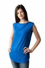 Carica l'immagine nel visualizzatore di Gallery, Maxi canotta scollo barchetta , orli stondati, 92% modal, 8% elastomero - IntimoCamy