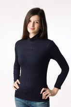 Carica l'immagine nel visualizzatore di Gallery, Maglia lupetto manica lunga, 92% modal, 8% elastomero - IntimoCamy