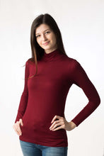 Carica l'immagine nel visualizzatore di Gallery, Maglia lupetto manica lunga, 92% modal, 8% elastomero - IntimoCamy