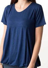 Carica l'immagine nel visualizzatore di Gallery, Maxi maglia manica a 3/4 con fascione sul fondo comfort, 92% modal, 8% elastomero - IntimoCamy