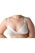 Carica l'immagine nel visualizzatore di Gallery, Reggiseno 100% cotone con inserti in pizzo Sangallo - IntimoCamy