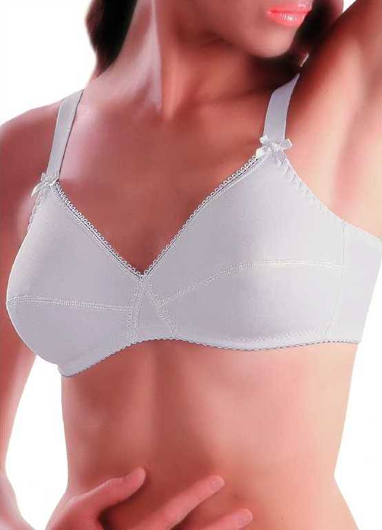 Reggiseno incrociato, tessuto elasticizzato,  coppe foderate in cotone 50% cotone 42 poly 8% elastomero - IntimoCamy